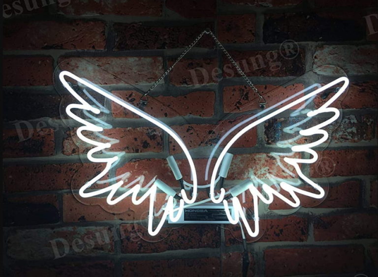 Angel Wings Neon Sign | Anchor Neon Signs