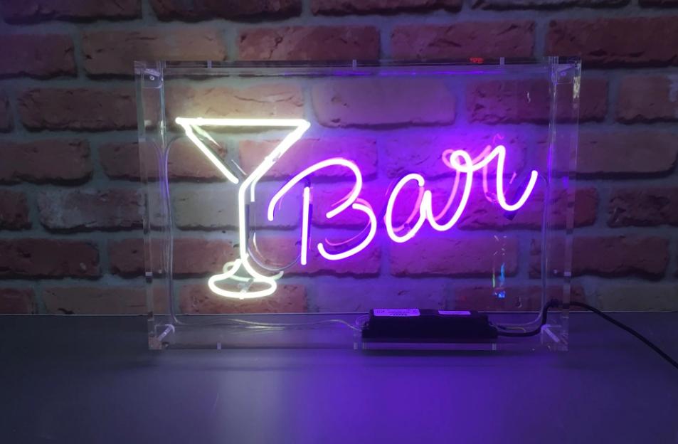 glass neon