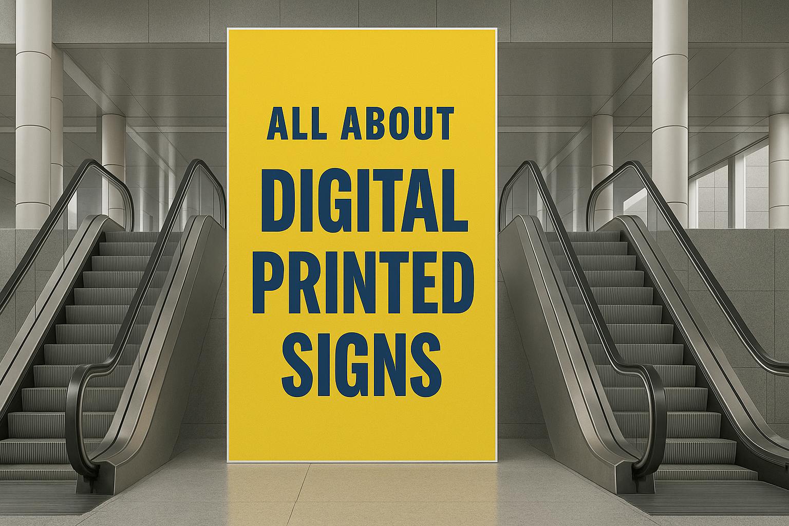 printed signage