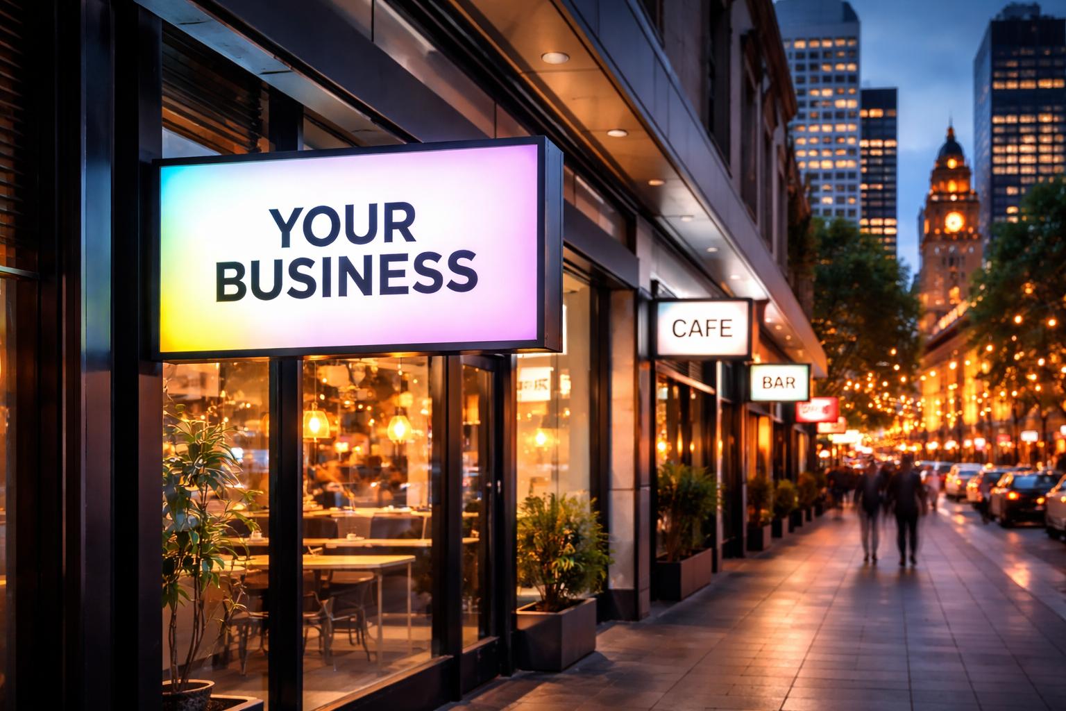 Lightbox Signage in Melbourne